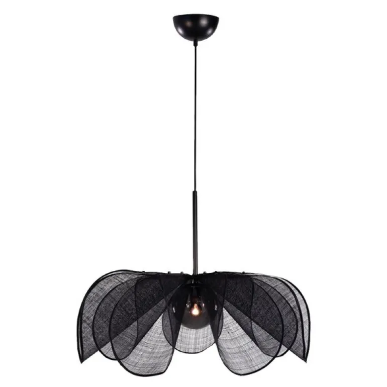 Styrka taklampe 75 cm svart