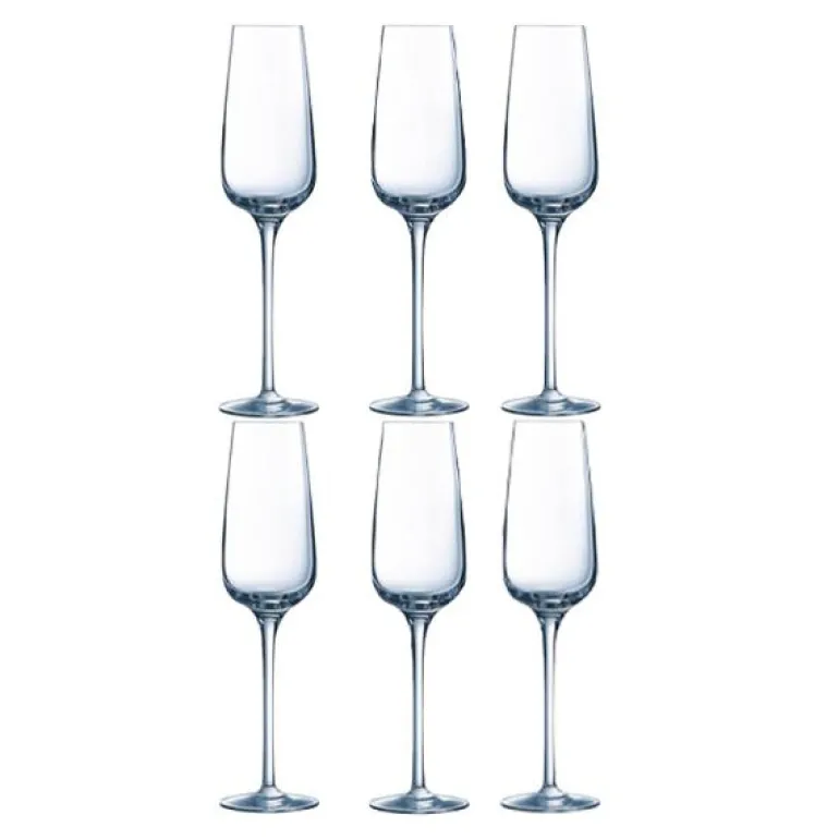 Sublym champagneglass 6 stk 21 cl klar
