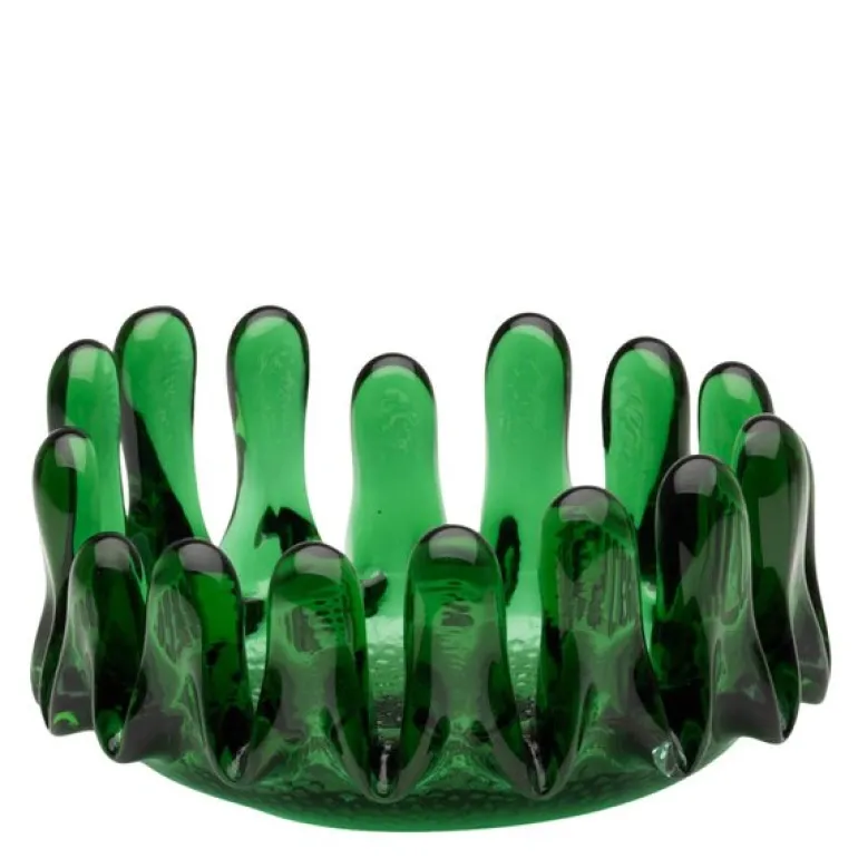Sunflower bolle 7,5 cm smaragdgrønn