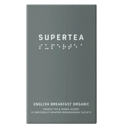 Supertea økologisk svart te 30g 20 stk english breakfast