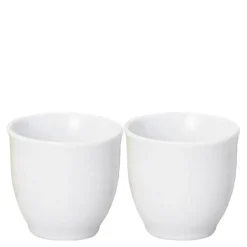 Swedish Grace eggeglass 4 cl 2 stk snø/hvit