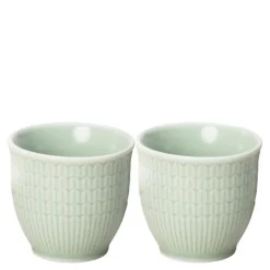 Swedish Grace eggeglass 4 cl 2 stk eng/grønn