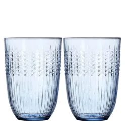 Swedish Grace glass 37 cl 2 stk blå
