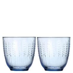 Swedish Grace glass 25 cl 2 stk blå