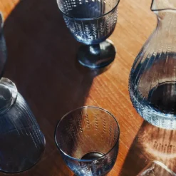 Swedish Grace glass m/stett 28 cl 2 stk blå