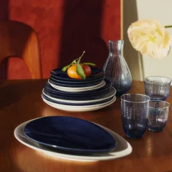 Swedish Grace glass m/stett 28 cl 2 stk blå