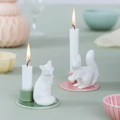 Sweet Stories Large Squirrel lysestake 8,5 cm Blush