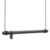 Swing M garderobestang 80 cm svart eik/svart
