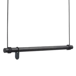 Swing M garderobestang 80 cm svart eik/svart