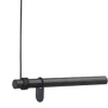 Swing Wall garderobestang 50 cm svart eik/svart