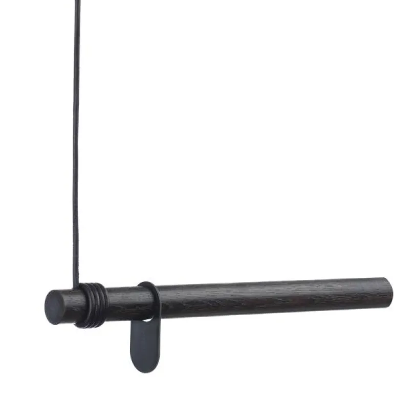 Swing Wall garderobestang 50 cm svart eik/svart