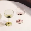 Swirl Coupe-cocktail glass 26 cl 2 stk Moss