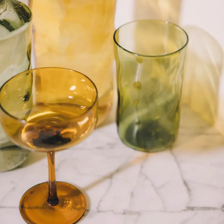 Swirl Coupe-cocktail glass 26 cl 2 stk Dune