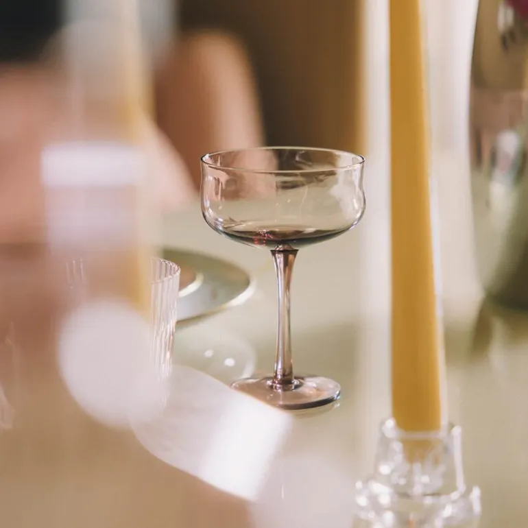 Swirl Coupe-cocktail glass 26 cl 2 stk Glow