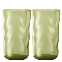 Swirl longdrink glass 48 cl 2 stk Moss