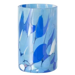 Swirl shotglass 5 cl blå