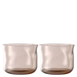 Swirl tumbler glass small 24 cl 2 stk Glow