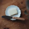 Sylvia smørkniv 22 cm stål/treskaft