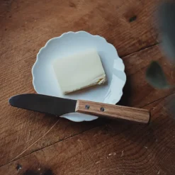 Sylvia smørkniv 22 cm stål/treskaft