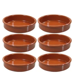 Tapasform 11,5 cm 6 stk terrakotta