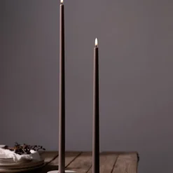 Taper Candles Led kronelys 2,3x75 cm 1 stk sandstone