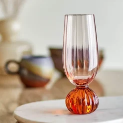 Taurin champagneglass 25 cl rosa