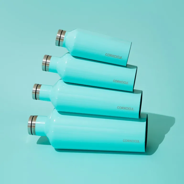 Termoflaske 0,75L gloss turquois