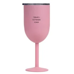 Termo vinglass TERAPI I FLYTENDE FORM 40 cl lys rosa