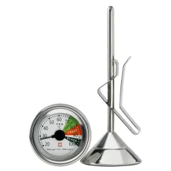 Tetermometer sølv