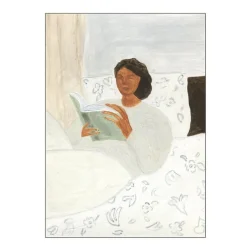 The Poster Club x Isabelle Vandeplassche poster 30x40 cm morning read