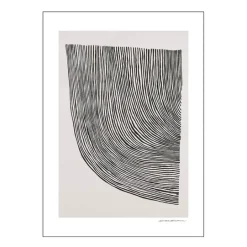 The Poster Club x Leise Dich Abrahamsen poster 30x40 cm curves black