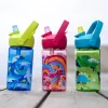 Thrive Flip Straw Kids drikkeflaske 0,4L sharks and rays