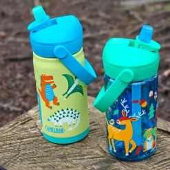Thrive Flip Straw Kids VSS drikkeflaske 0,35L dinosaur dino jam