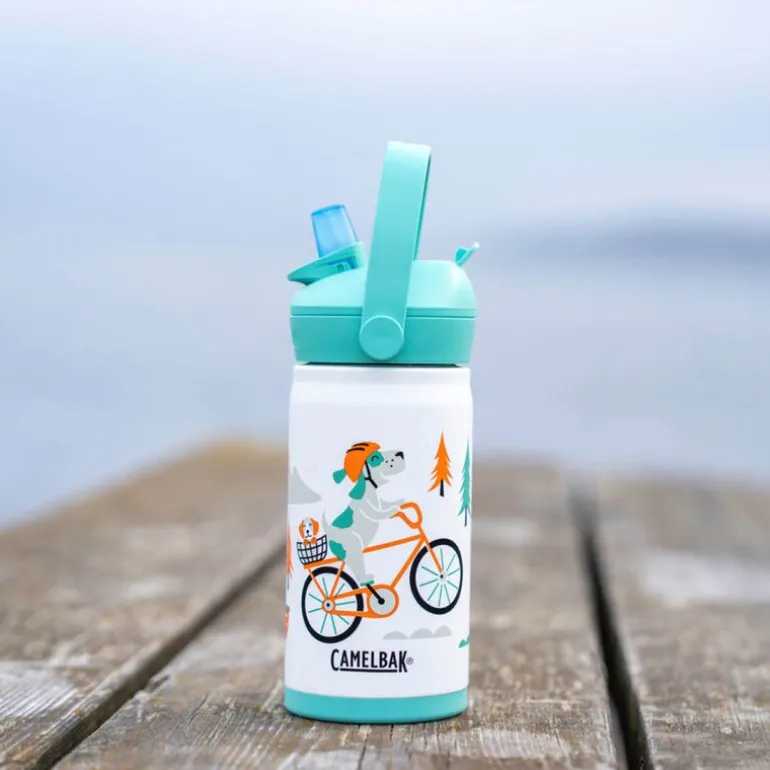 Thrive Flip Straw Kids VSS termoflaske 0,35L biking dogs