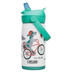 Thrive Flip Straw Kids VSS termoflaske 0,35L biking dogs