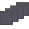 Tiles damask tøyserviett 4 stk ash