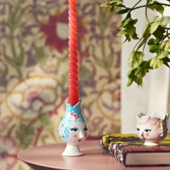 Titania telyslykt ø6,5 cm pink
