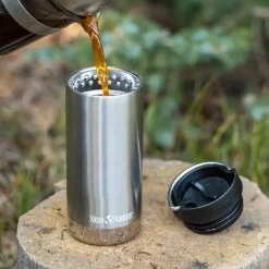 TKWide termokopp 35 cl med kafélokk børstet stål