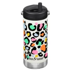 TKWide termokopp 35 cl med skrulokk Leopard Print