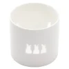 T-lysholder Easter Bunnies medium hvit
