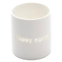 T-lysholder Happy Easter small hvit