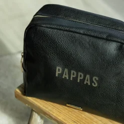 Toalettmappe pappas 24x20x10 cm svart