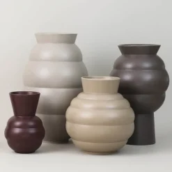 Tortus Archie vase No5 41,5 cm light grey