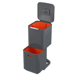 Totem søppelspann 2x20L mørk grå