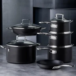Toughened Non-Stick gryte med glasslokk 6 L