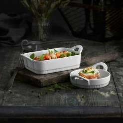 Toulouse ildfast porsjonsform 12 cm/15 cl hvit