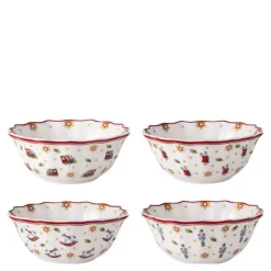Toy's Delight jubileums skålsett 15 cm 4 stk multi