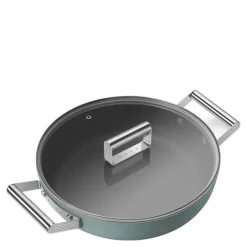 Traktørpanne 28 cm keramisk emerald green