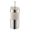 Travel press termokopp 35 cl hvit