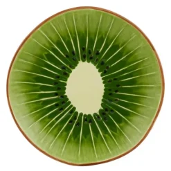 Tropical Fruits tallerken 22 cm kiwi grønn